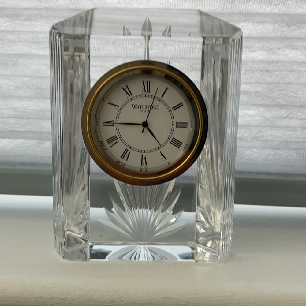Waterford crystal clock
